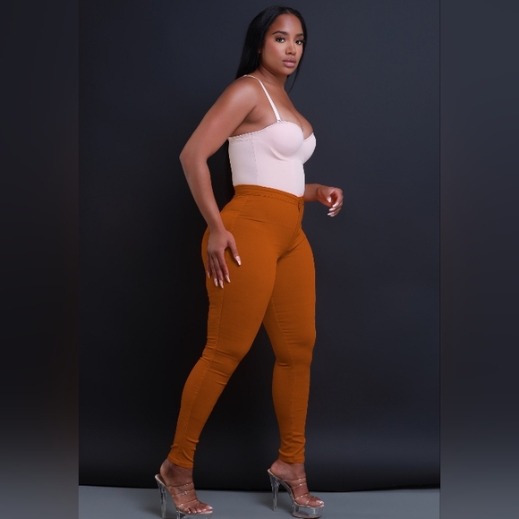 Caramel Trouser Jeans sz med - Picture 2 of 5